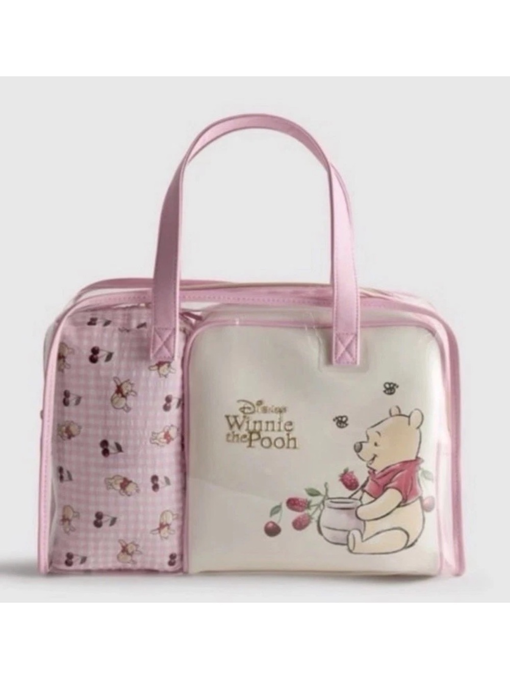 Disney Winnie The Pooh 3 Piece XL Makeup Cosmetic Travel Bag Set *Primark*-NEW